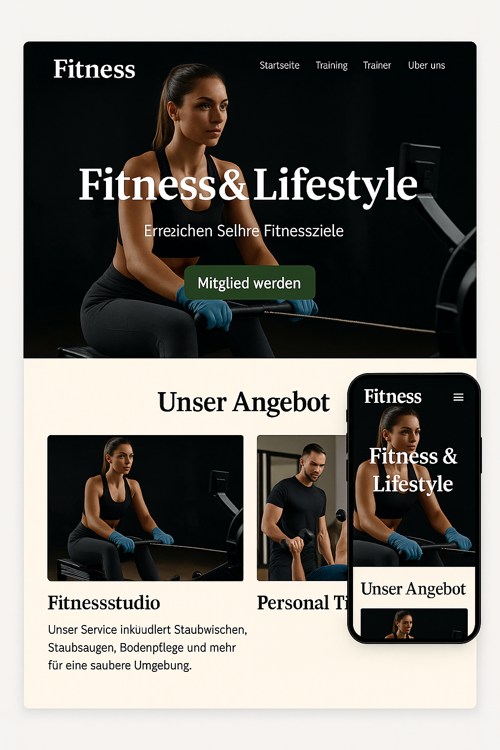 Fitness & Lifestyle Screenshot