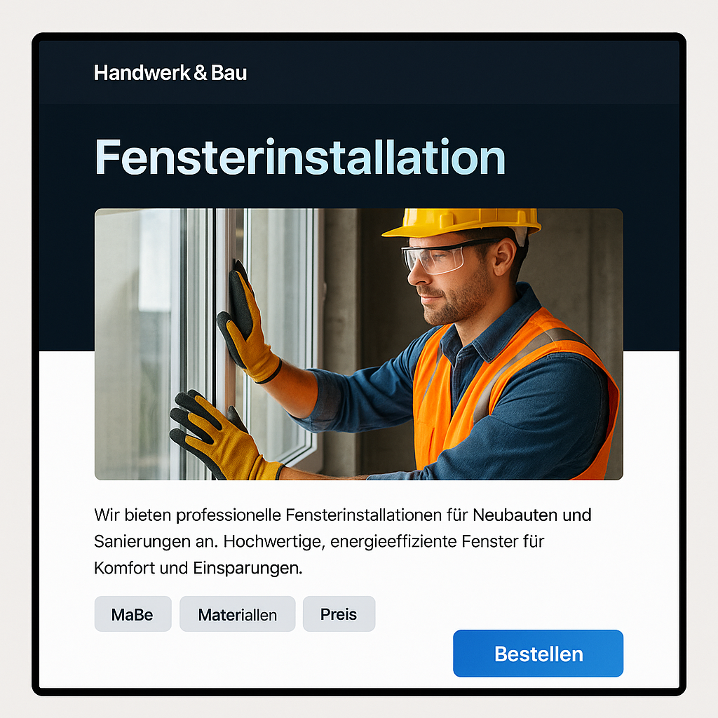Handwerk & Bau Screenshot